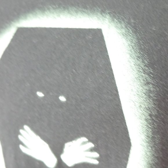 Misfits Glowing Coffin Graphic Tee Punk Rock Blacl Graphic Tee Large - Picture 9 of 11